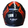 LS2 FF320 Flaux Gloss Black Red Full Face Helmet 2