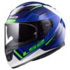 LS2 FF320 Stream Evo Axis Gloss White Blue Full Face Helmet