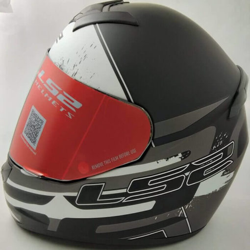 LS2 FF352 Combat Matt Black Grey White Full Face Helmet