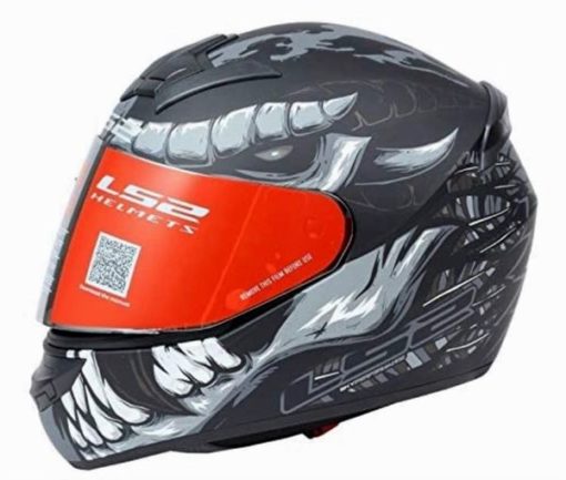 LS2 FF352 Fly Demon Matt Black Grey Full Face Helmet