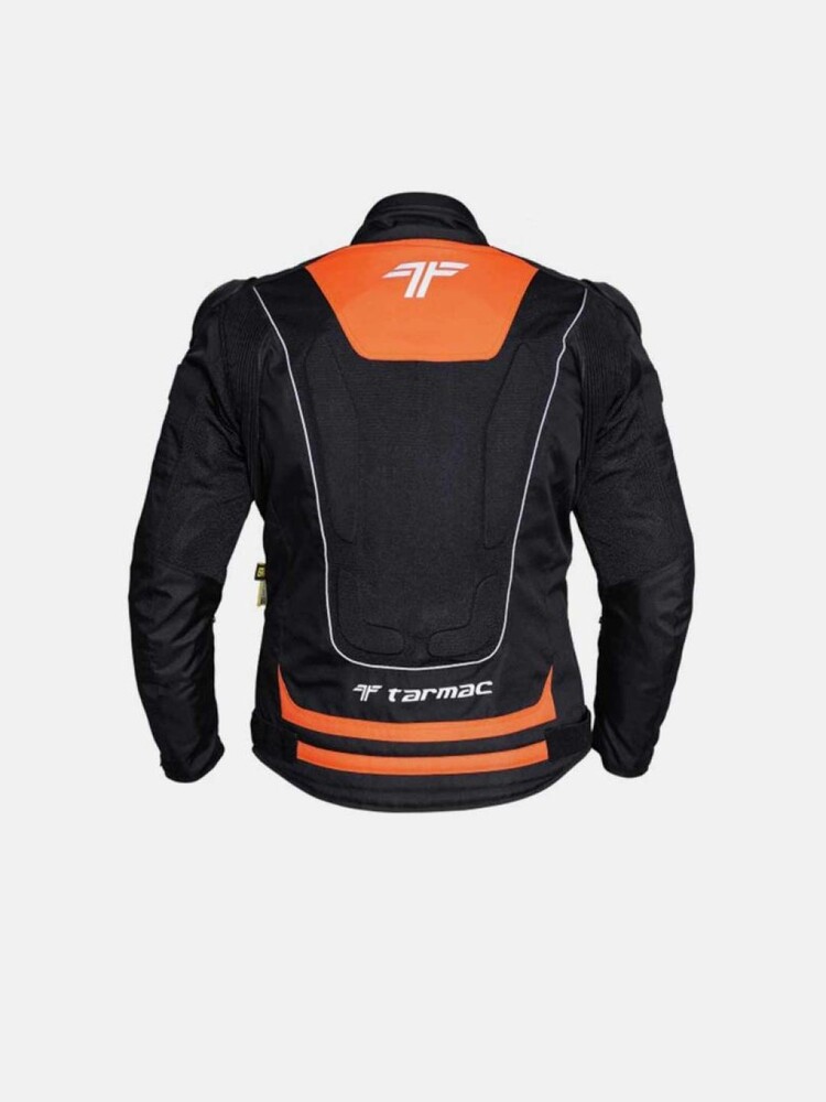 Tarmac One III Black Orange Riding Jacket Buy online in India