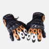 Tarmac Vento II Black White Orange Riding Gloves 2