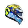AGV K3 SV Top MPLK Rossi Winter Test 2016 Matt Blue White Yellow Full Face Helmet 5