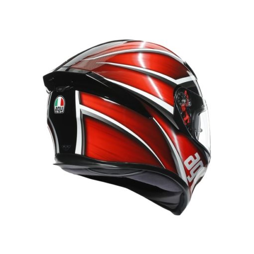 AGV K5 S Multi MPLK Gloss Tempest Black Red Full Face Helmet 5