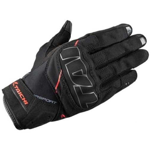 RS Taichi Stroke Air Black Red Gloves