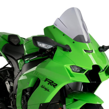 PUIG Z Racer Light Smoke Windscreen for Kawasaki Ninja ZX 10R RR 2021