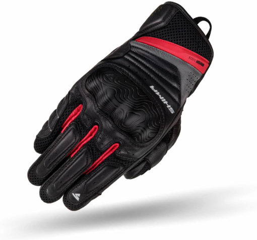 Shima RUSH Black Red Riding Gloves