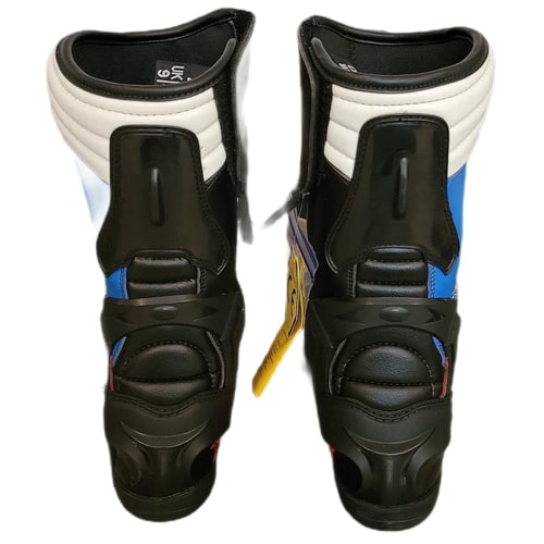 Tarmac Speed Black White Red Blue Riding Boots 3