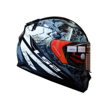 FF320 Stream Evo Throne Gloss Black Titanium Helmet