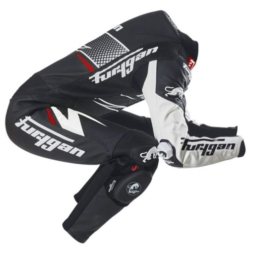 Furygan Full Ride Black White Racing Suit 2
