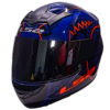 LS2 FF352 Rookie Takora Gloss Black Blue Orange Full Face Helmet 2