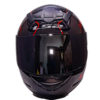 LS2 FF352 Rookie Takora Gloss Black Red Full Face Helmet 2