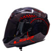 LS2 FF352 Rookie Takora Gloss Black Red Full Face Helmet 3