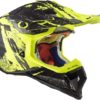 LS2 MX470 Subverter Claw Matt Black Yellow Motocross Helmet 3