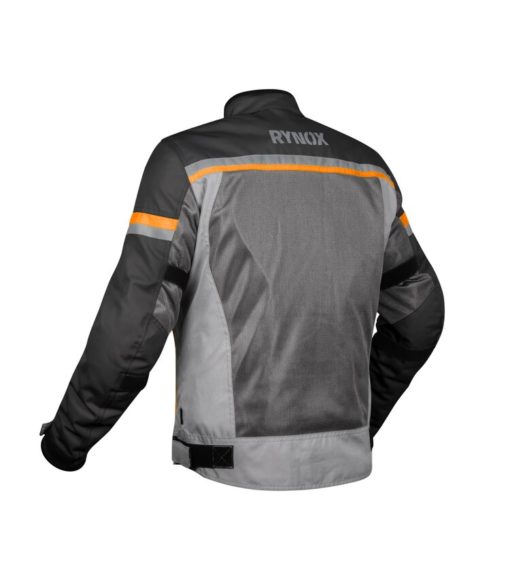 Rynox Air GT 3 Grey Orange Riding Jacket 2
