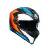 AGV K5S Core Black Blue Orange Helmet 1