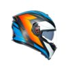 AGV K5S Core Black Blue Orange Helmet 3