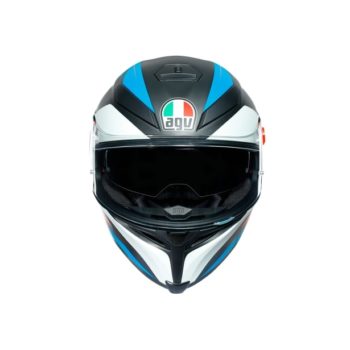 AGV K5S Core Black Blue Orange Helmet 4