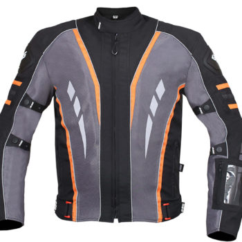 BBG Navigator Black Orange Riding Jacket