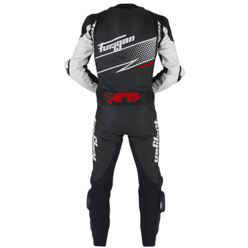 Furygan Full Ride Black White Red Racing Suit 3