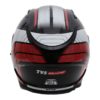 TVS Racing Matt Black Red Full Face Helmet 5