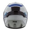 TVS Racing XPOD Speedy White Blue Full Face Helmet 3