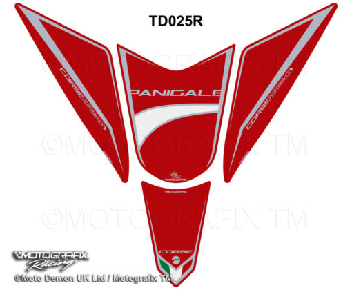 Motografix Red Tank Pad for Ducati Panigale 959 1299
