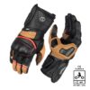 Rynox Storm Evo 2 Black Brown Riding Gloves