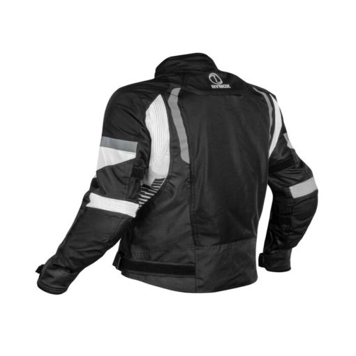 Rynox Tornado Pro V4 Black White Riding Jacket 1