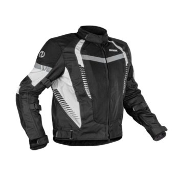 Rynox Tornado Pro V4 Black White Riding Jacket