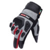 TVS Racing Adventure Black Grey Red Riding Gloves