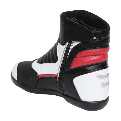 TVS Racing Black White Red Riding Boots 2