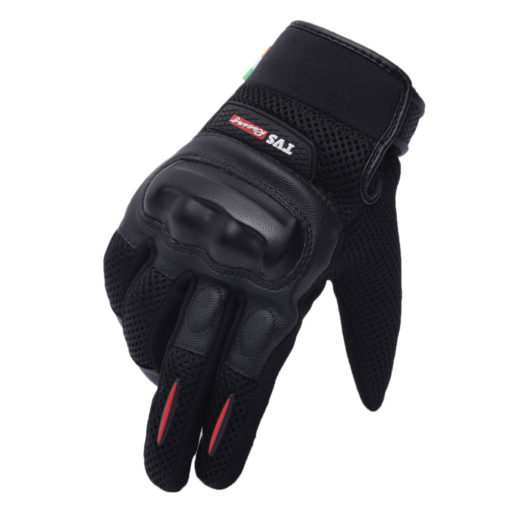 TVS Racing Street Black Riding Gloves