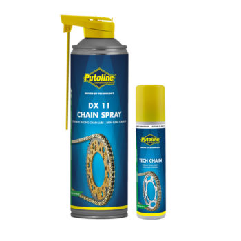 Putoline Chain Spray DX11 500ml Putoline Tech Chain Lube 75ml