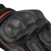 Rynox Tornado Pro 3 Motorsports Black Orange Riding Gloves 2