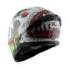 AXOR APEX SEADEVIL Gloss Whie Red Full Face Helmet 3