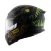 AXOR APEX SEADEVIL Matt Black Gold Full Face Helmet 2