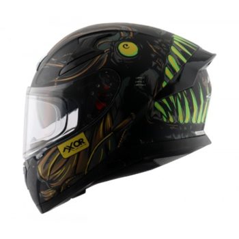 AXOR APEX SEADEVIL Matt Black Gold Full Face Helmet 2