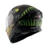 AXOR APEX SEADEVIL Matt Black Gold Full Face Helmet 3