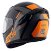 AXOR RAGE RTR Gloss Black Orange Full Face Helmet 4