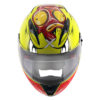 AXOR STREET RACING DUCK Gloss Yellow Red Full Face Helmet 6