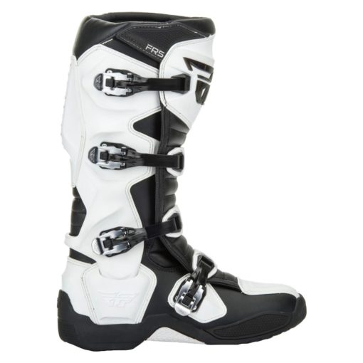 Fly Racing FR5 Black White Riding Boots 2
