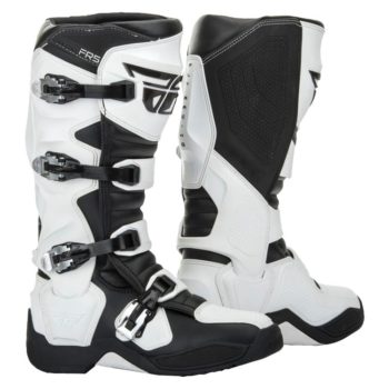 Fly Racing FR5 Black White Riding Boots