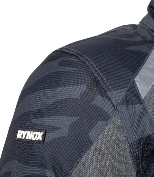 Rynox Urban X Camo Blue Grey Riding Jacket 3