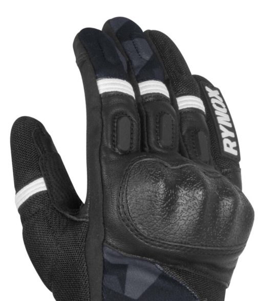 Rynox Urban X Camo Blue Riding Gloves 3