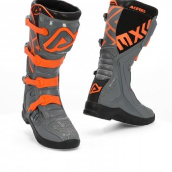 Acerbis X Team Grey Orange Riding Boots 2 1
