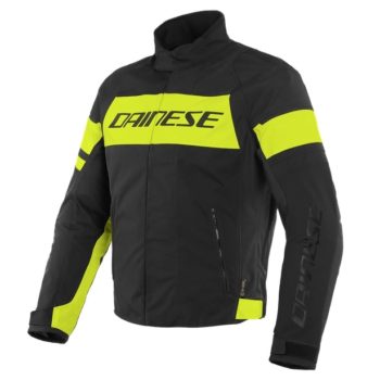 Dainese Saetta D Dry Black Fluorescent Yellow Riding Jacket 1