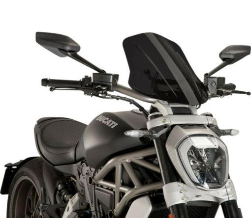 Puig Windscreen Dark Smoke For X Diavel S 2016