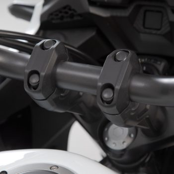 SW Motech 20mm Handlebar Risers for 28mm Handlebars Black 2