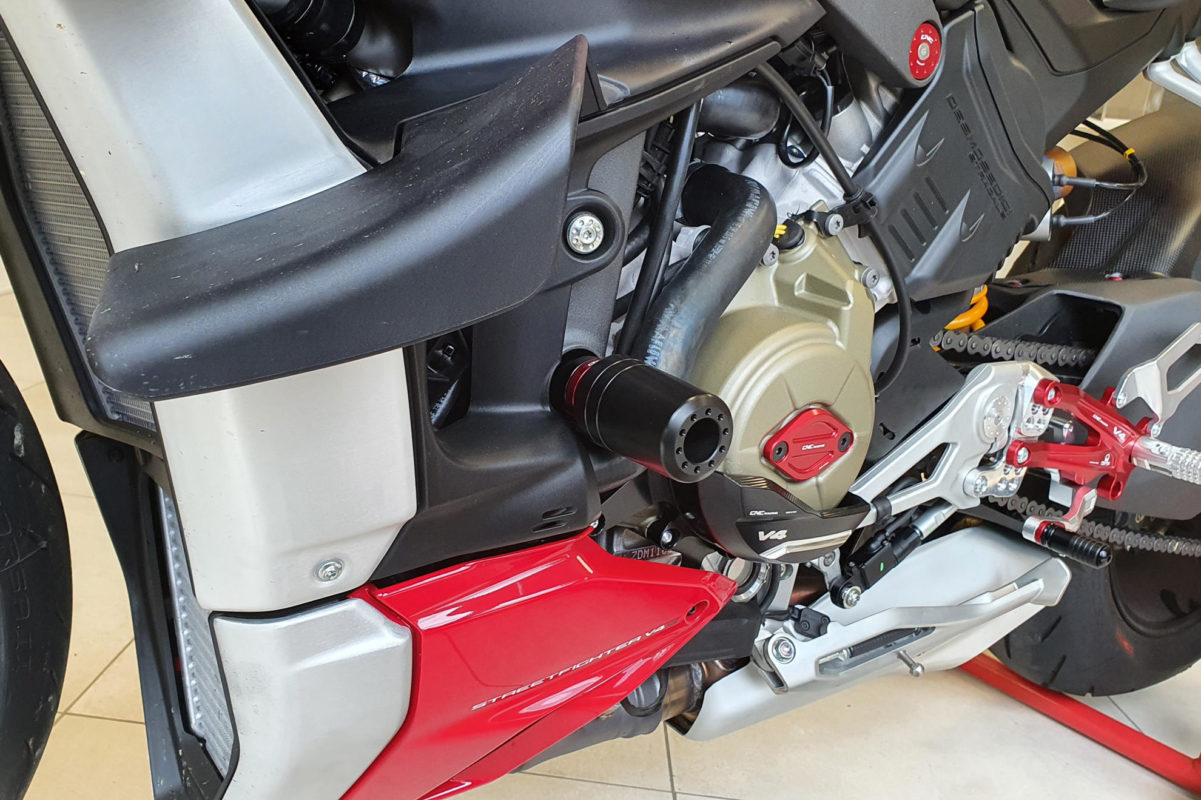 CNC Frame Sliders For Ducati Streetfighter V4 S (2020+) Custom Elements